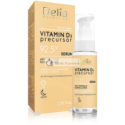 Delia Cosmetics Vitamin D3 Precursor Anti-Wrinkle Normalizing Serum 30ml