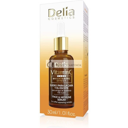 Delia Cosmetics Vitamin C Care Brightening Face & Neckline Serum with Liposomal Vitamin C 30ml