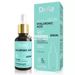   Delia Cosmetics Hyaluronic Acid Serum Anti-Aging Moisturizing Treatment for All Skin Types 30ml