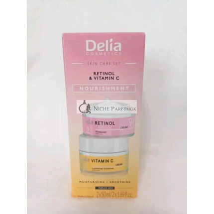Delia Cosmetics Skin Care Set Retinol and Vitamin C 1.69 fl oz