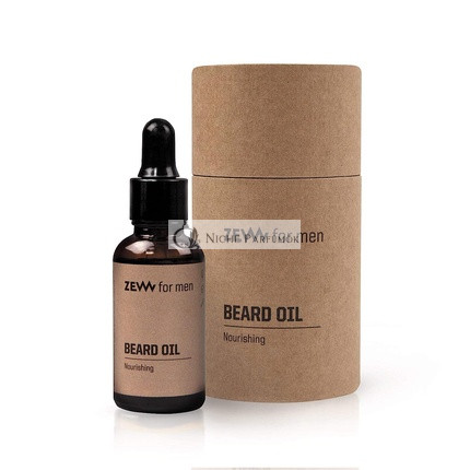 Zew For Men Natural Beard Oil with Nourishing Citrus Scent 30ml