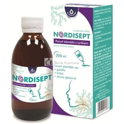 Nordisept Icelandic Lichen With Zinc, 150 Ml