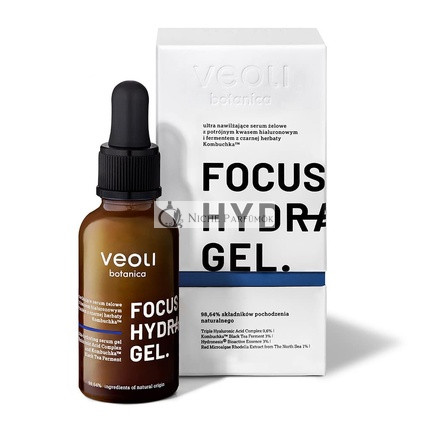 VEOLI BOTANICA Focus Hydration Gel Moisturizing Face Gel Serum with Triple Hyaluronic Acid 30ml