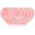 GLOV Heart Pads Pink Makeup Removers