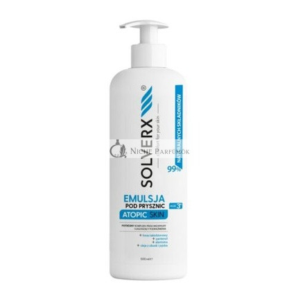 SOLVERX Atopic Skin Soothing and Anti-Inflammatory Shower Emulsion 500ml