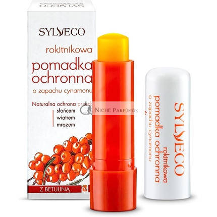 Sylveco Sea-Buckthorn Protective Lip Balm with Cinnamon Aroma 4.6g