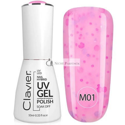 Clavier Luxury Nail Hybrid Uv Gel Hybrid Nail Polish 001 - 10ml