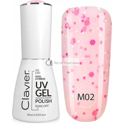 Luxury Nail Hybrid UV Gel Polish 10ml Bottle with Applicator Lasts up to 3 Weeks for UV and LED Lamps Curing 2 Minutes in UV or 30 Seconds in LED Light Device Panna Cotta