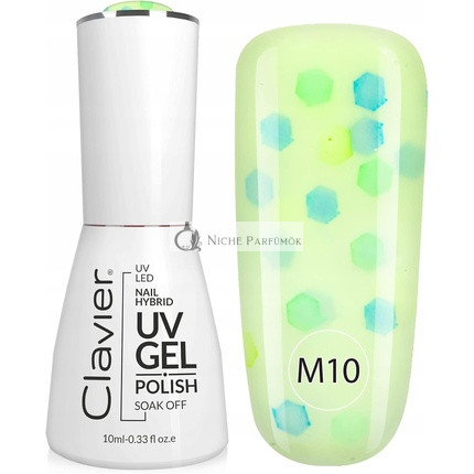 Luxury Nail Hybrid UV Gel Polish 10ml Bottle with Applicator Lasts up to 3 Weeks Pineapple