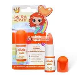   Laura Conti Ania Kids Lip Balm Natural Protective Fruit Aroma Candy Flavor 3.8g