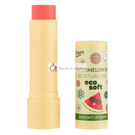 Ecosoft Lippy Day Coconut Lip Cream Watermelon 48g