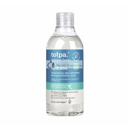 TOŁPA Dermo Face Hyaluron Micellar Water Face and Eye Cleansing 400ml