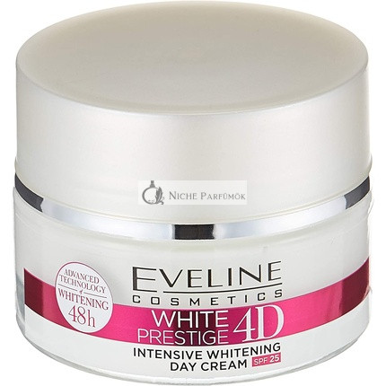 EVELINE White Prestige 4D Whitening Day Cream with Hyaluronic Acid 50ml