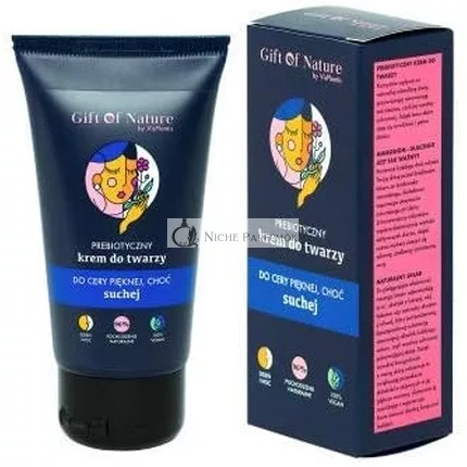 VisPlantis Gift of Nature Prebiotic Face Cream for Dry Skin with Licorice Extract 50ml