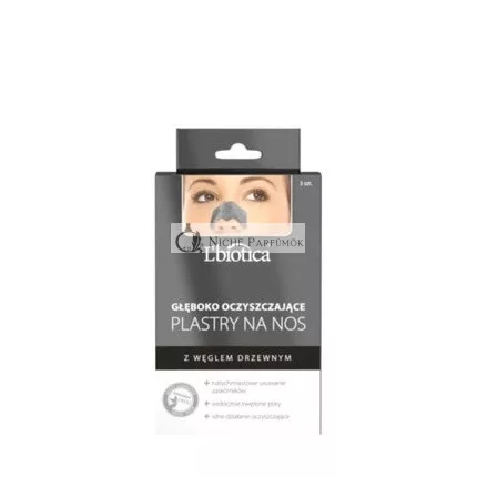 L'BIOTICA Deep Cleansing Charcoal Nose Strips - Pack of 3