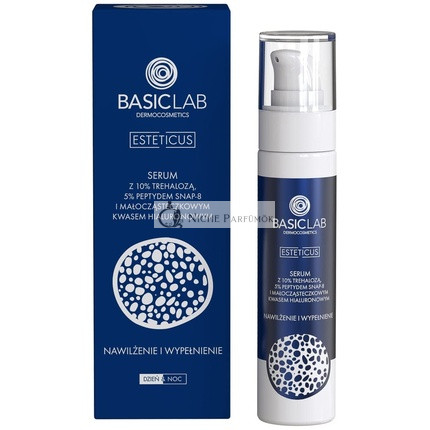 Basiclab Serum with 10% Trehalose and 5% Peptide for Hydration and Plumping 50ml