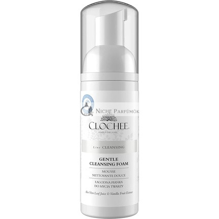 CLOCHEE Simply Organic Mild Cleansing Foam 100% Natural with Aloe Vera and Natural Extracts 150ml