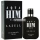 Aqua HIM Black by Lazell Edt 100ml For Men + Gift 5ml Travel Size Perfume Atomizer & Refill Pump Perfume Dispenser