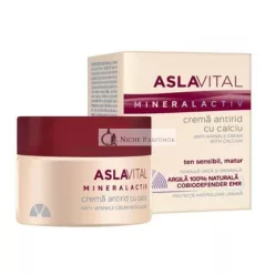   Gerovital Anti-Wrinkle Cream with Calcium Aslavital Mineralactiv Farmec 50ml