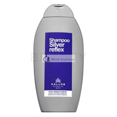 Kallos Silver Reflex Shampoo Toning Shampoo for Platinum Blonde and Gray Hair 350 ml