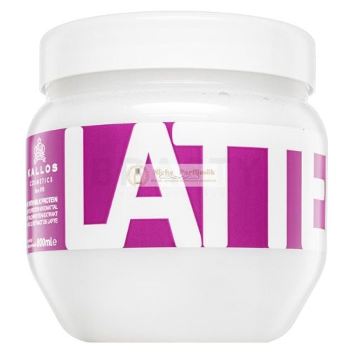 Kallos Latte Hair Mask Strengthening Mask for Colored, Chemically Treated and Lightened Hair 800 ml