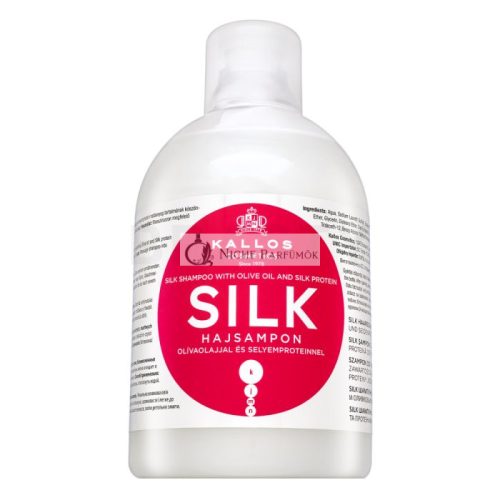 Kallos Silk Shampoo - Smoothing Shampoo for Unruly Hair 1000 ml