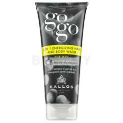   Kallos GoGo 2in1 Energizing Hair And Body Wash Shampoo and Shower Gel 2in1 for Men 200 ml