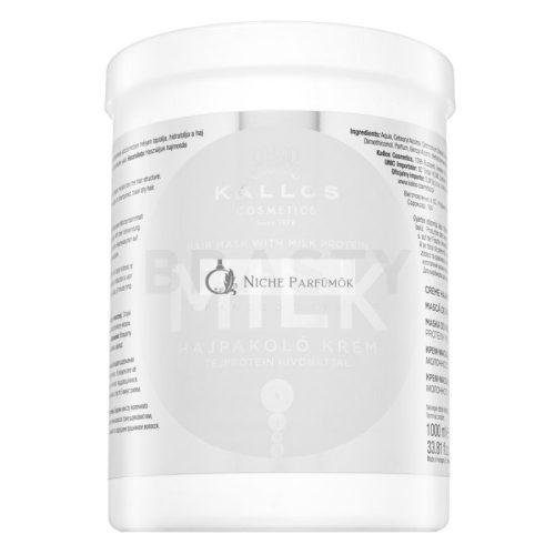 Kallos Milk Hair Mask Strengthening Mask with Moisturizing Ingredients 1000 ml