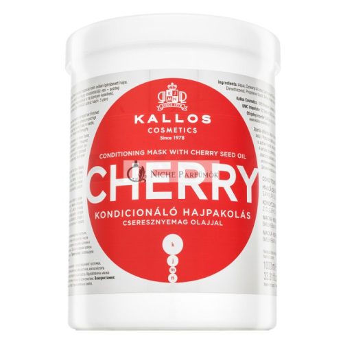 Kallos Cherry Conditioning Mask Nourishing Mask with Hydrating Ingredients 1000 ml
