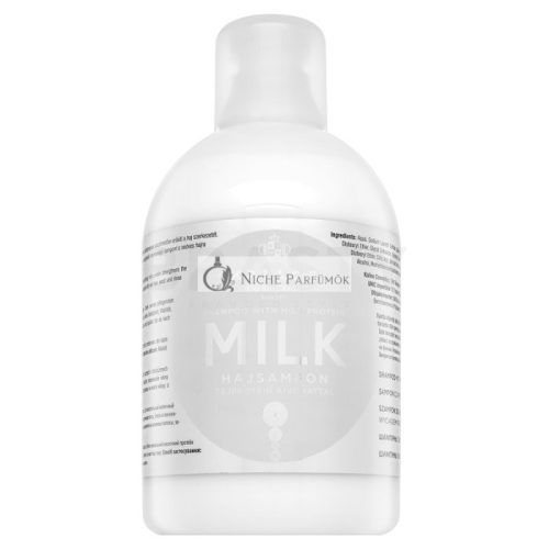 Kallos Milk Shampoo Strengthening Shampoo for Dry and Damaged Hair 1000 ml