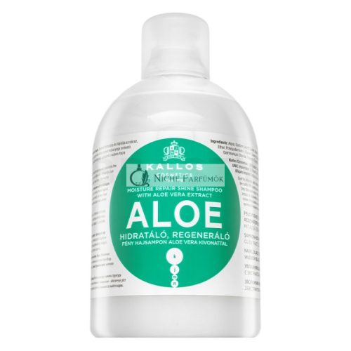 Kallos Aloe Moisture Repair Shine Shampoo Nourishing Shampoo for Softness and Shine of Hair 1000 ml
