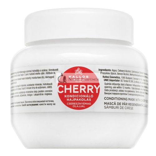 Kallos Cherry Conditioning Mask Nourishing Mask for Hair Hydration 275 ml