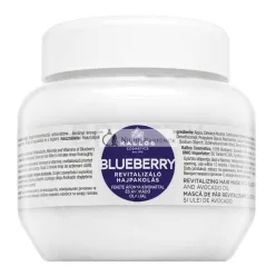   Kallos Blueberry Revitalizing Hair Mask for Dry and Damaged Hair 275 ml