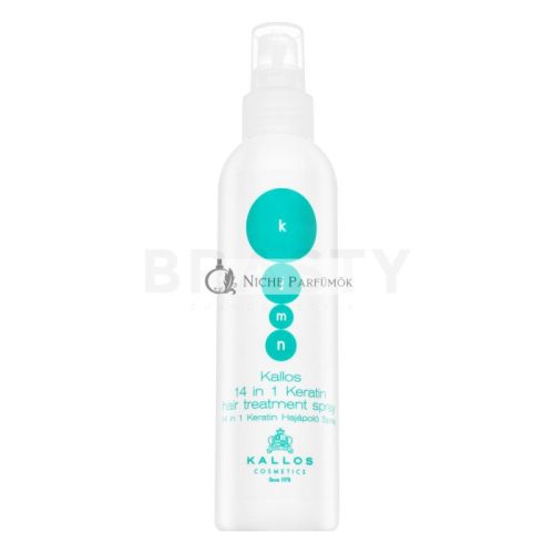 Kallos 14in1 Keratin Hair Treatment Spray Strengthening Leave-in Spray for All Hair Types 200 ml
