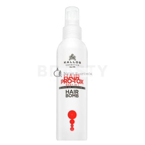 Kallos Hair Pro-Tox Hair Bomb Liquid Hair Conditioner Leave-in Conditioner for Dry and Damaged Hair 200 ml