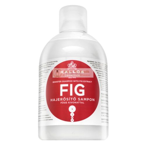 Kallos Fig Booster Shampoo Strengthening Shampoo for All Hair Types 1000 ml
