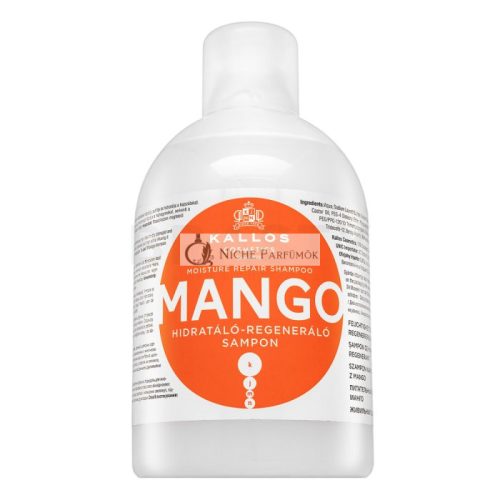 Kallos Mango Moisture Repair Shampoo Nourishing Shampoo for Dry and Damaged Hair 1000 ml