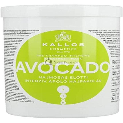 Kallos Kjmn Avocado Hair Mask 1000ml
