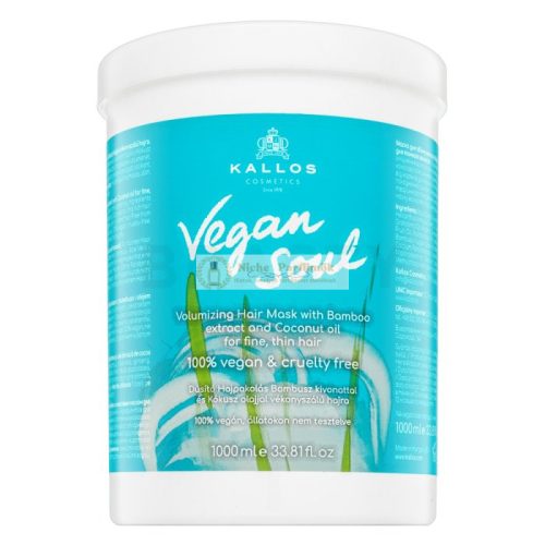 Kallos Vegan Soul Volumizing Hair Mask Strengthening Hair Mask 1000 ml