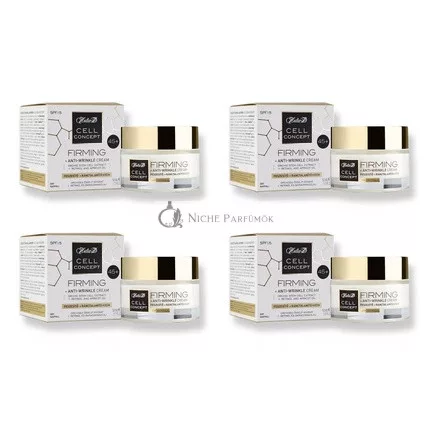 Helia-D Cell Concept Firming and Anti-Wrinkle Day Face Cream 45+ 50ml - Pack of 4