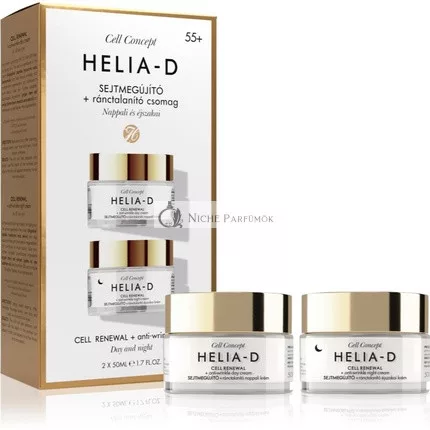 Helia-D Cell Concept Cell Renewal Anti-Wrinkle 55 Set - Day and Night Anti-Wrinkle Cream 250ml