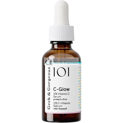 Geek & Gorgeous 101 C-Glow 15% Vitamin C Serum with Ferulic Acid and Vitamin E 30ml