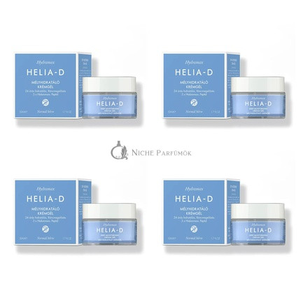 Helia D Hydramax Vegan Deep Moisturizing Face Cream Gel for Normal Skin 50ml - Pack of 4