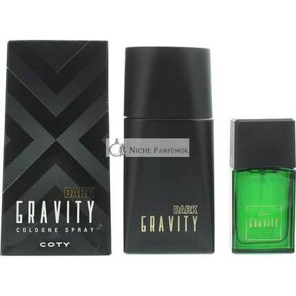Coty Gravity 2 Piece Gift Set: Dark Gravity Cologne 100ml - Defy Gravity Cologne 30ml