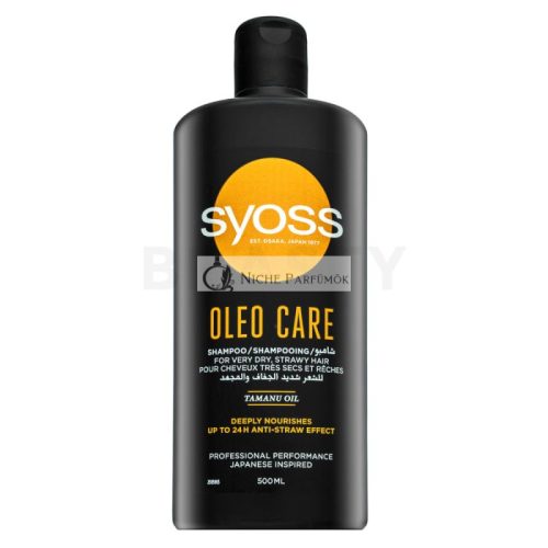 Syoss Oleo Care Nourishing Shampoo for All Hair Types 500 ml