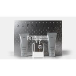   Afnan Supremacy Silver 3 Piece Gift Set Shower Gel 100ml EDP Spray 100ml After Shave Balm 100ml