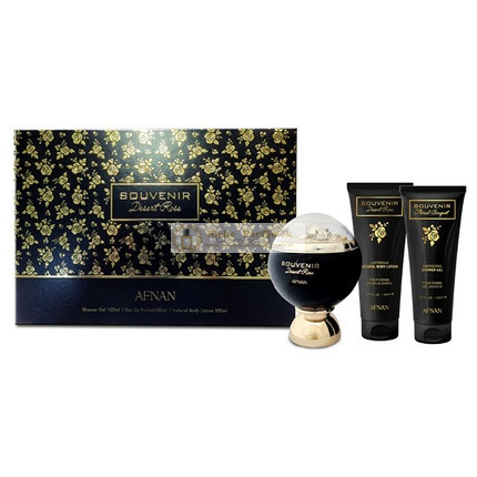 Souvenir Desert Rose - Eau de Parfum 100 ml + Tusfürdő 100 ml + Testápoló 100 ml
