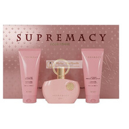 Afnan Supremacy Pink Ajándékcsomag Edp 100 ml, Tusfürdő 100 ml és Testápoló 100 ml