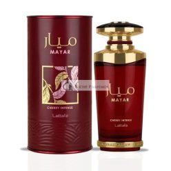   Lattafa Mayar Cherry Intense Unisex Eau De Parfum Spray 3.4 Ounce 100ml