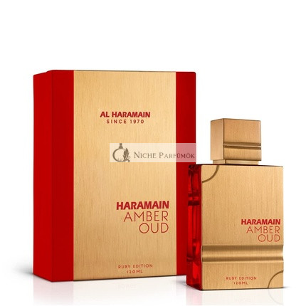 Al Haramain Amber Oud Rouge Eau De Parfum 4 Fl Oz - New Packaging